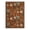 Brick Red, variant on FairOnly 8'x10'Abstract Floral Print Area Rug Non Slip Stain Resistant Ultra Thin & Soft Rugs for Livingroom Bedroom,Brick Red