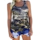 thumbnail image 4 of Camiseta Sin Mangas con la Bandera Estadounidense para Mujer, Camisetas Sin Mangas del 4 de Julio para Mujer, Camisetas Patrióticas con la Bandera de EE UU, Chaleco Verde M, 4 of 6