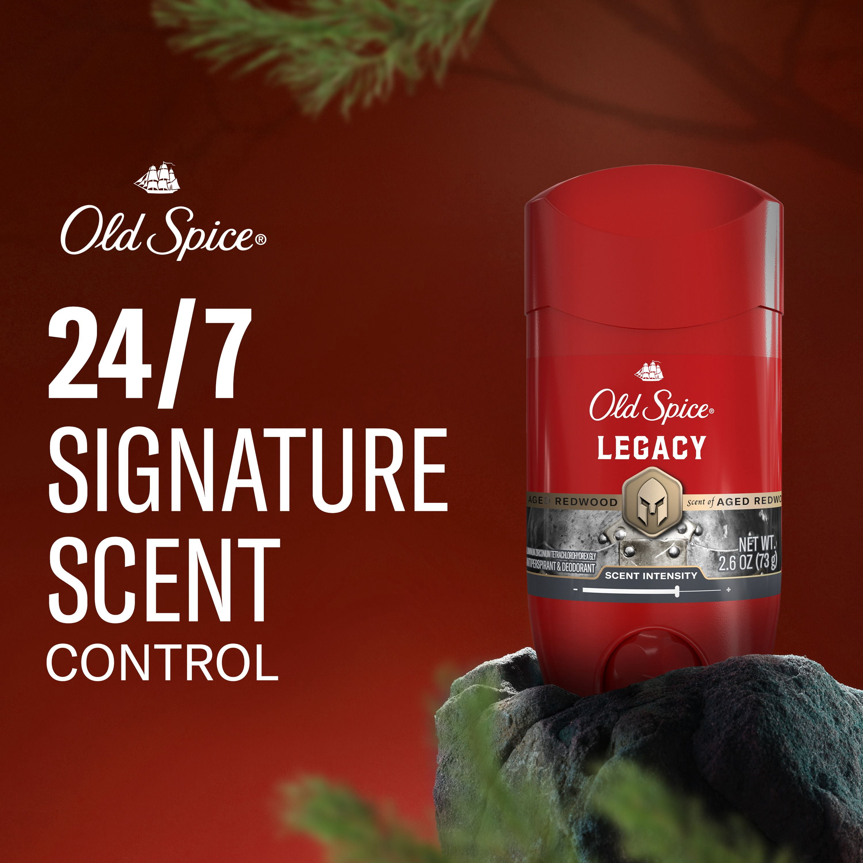Old Spice Red Collection Invisible Solid Legacy 12/73G