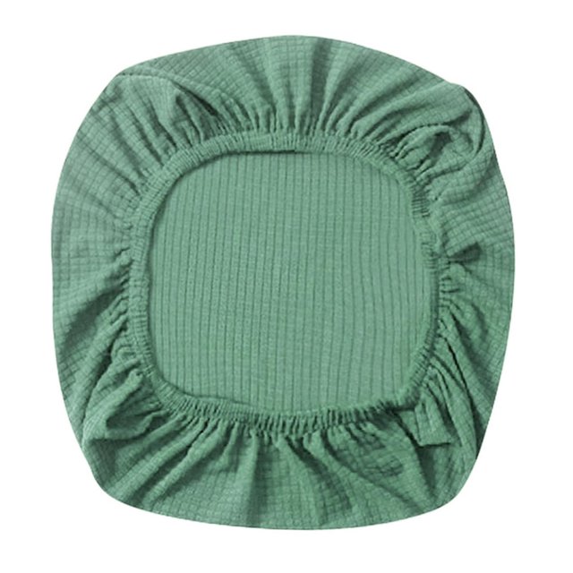 MesaSe Computer Office Chair Covers Universal Chair Slipcovers Stretch Spandex Washable Rotating Backrest Cover Cushion Protectors Green