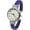 Silver/Purple, variant on Collections Analog Quartz Saffiano 31mm Alloy Case Leather Cuff Bangle Watch