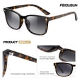 thumbnail image 3 of Gafas de Sol Polarizadas Clásicas y Modernas FEIDUSUN UV400 para Mujeres y Hombres, 3 of 7