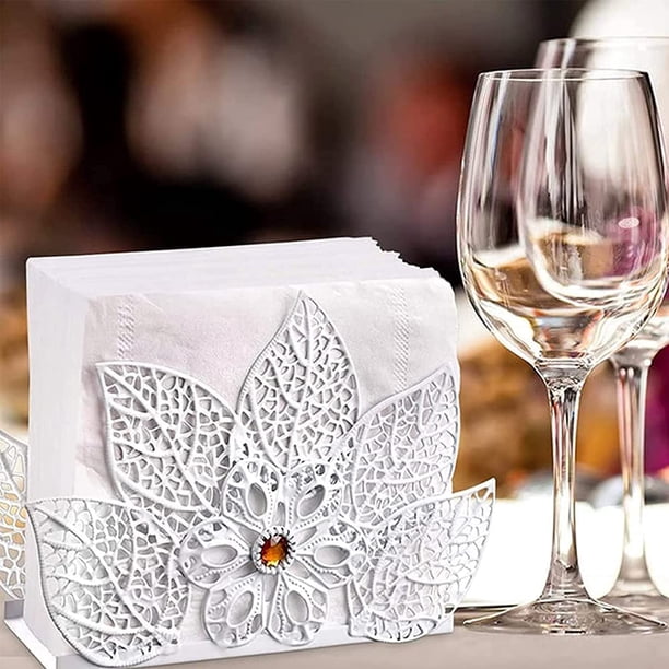 Servilletero De Acero Inoxidable Dorado - Soporte Para Servilletas Y Bolsas De Filtro | 17x5.2x11 Cm, Para Casa O Restaurante