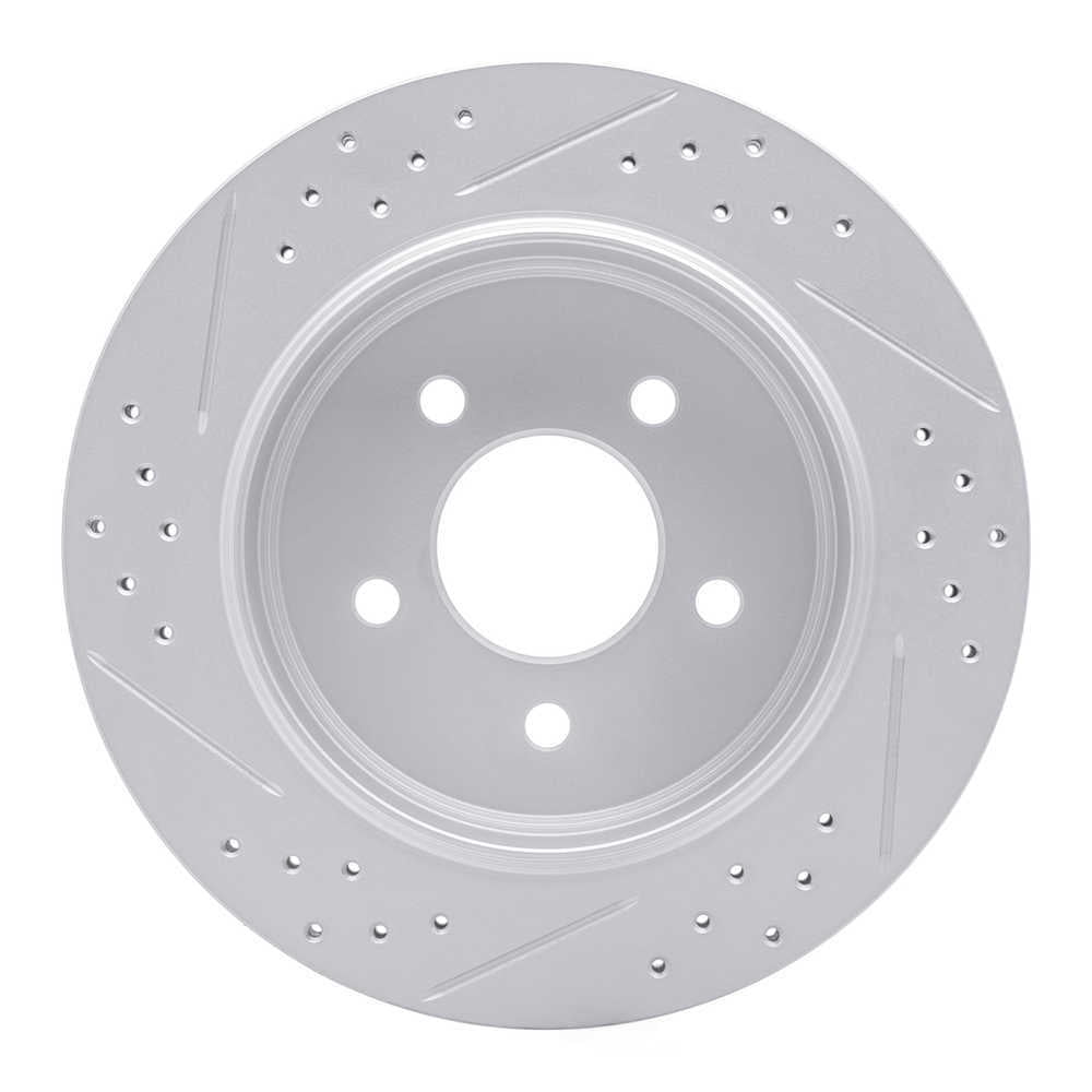 Dynamic Friction Company 830-56020R DFC Geoperformance Rotor - Drilled and Slotted