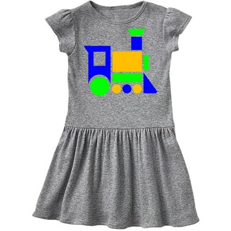 

Inktastic Cute Colorful Train Gift Toddler Girl Dress