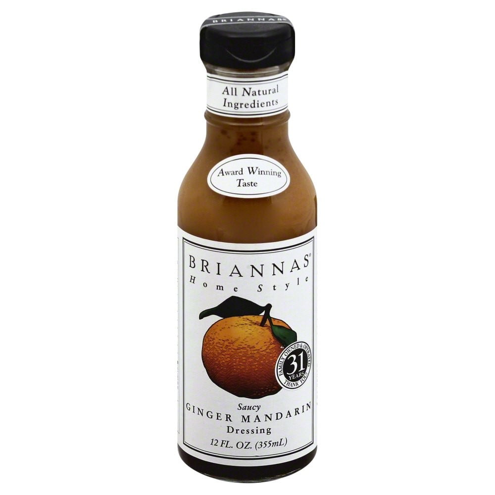 BRIANNAS Dressing, Mandarin Ginger, 12 Ounce
