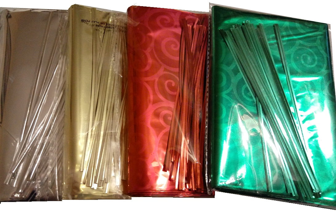 20 Tall Wine Bags Twist Tie Metallic Mylar Bottle Size 6 1 2 20 Tall Wine Bags Twist Tie