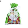 thumbnail image 2 of SPRING PARK Gift Wrapping Bags, Christmas Drawstring Gifts Goody Bags Santa Holiday Treats Bags/Goodie Bag in Assorted Styles, 2 of 7