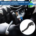 thumbnail image 3 of Palancas de freno y embrague cortas únicas para Yamaha MT-10/FZ-10 2017-2021, palanca de freno ajustable en 6 posiciones, aleación de aluminio negra, 1 par, 3 of 7