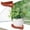 Red #t86, variant on Japceit Stackable Pot Feet for Garden, Breathable Plant Pot Elevator Pads, Anti-Rot Base Risers for Drainage, Modular Plastic Stands for Indoor Outdoor Flower Pots, Succulents