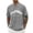 Dark Gray, variant on Mens Tall T Shirts Slim Fit Quarter Sleeve Big and Tall Beach Vacation Short Sleeve Shirts Casual Stylish Printing Crew Neck Casual Beach Basic T Shirts