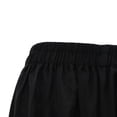 thumbnail image 3 of Pantalones tipo harén con cintura elástica, holgados, estilo árabe tribal, para danza del vientre. Negro, 3 of 9