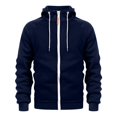 thumbnail image 5 of Evdexr Mens Zip Up Hoodie Long Sleeve Hooded Sweatshirt with Pockets 2026 Winter Trendy Athletic Jacket Slim Fit Lightweight Color Block Hoodies 2XL, 5 of 6