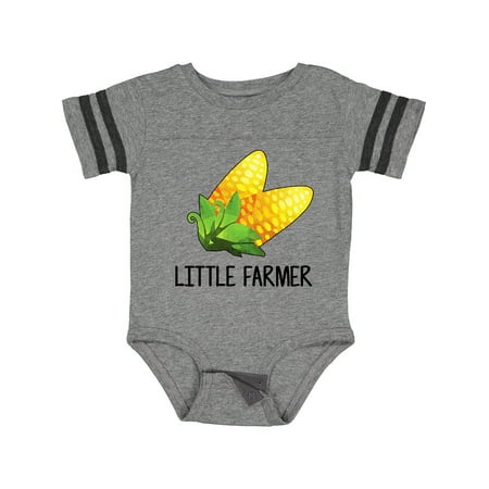 

Inktastic Little Farmer with Corn Gift Baby Boy or Baby Girl Bodysuit