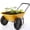 yellow, variant on Soonbuy Heavy Duty Dual-Wheel Garden Wheelbarrow Cart with Built-in Stand, 600 lb Capacity Poly Trolley, Easy Dump Design for Yard, Beach, and Landscaping Work