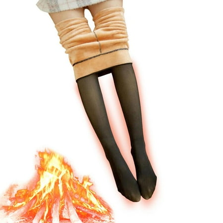 

Erty Women s Tights Opaque 100D Soft Fleece Women s Control Top Pantyhose Control Top Tights Comfort Stretch Pantyhose with Run Resistant for Winter boosted