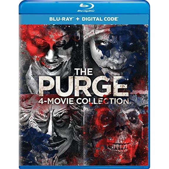 The Purge: 4-Movie Collection (Blu-ray, Digital Copy)