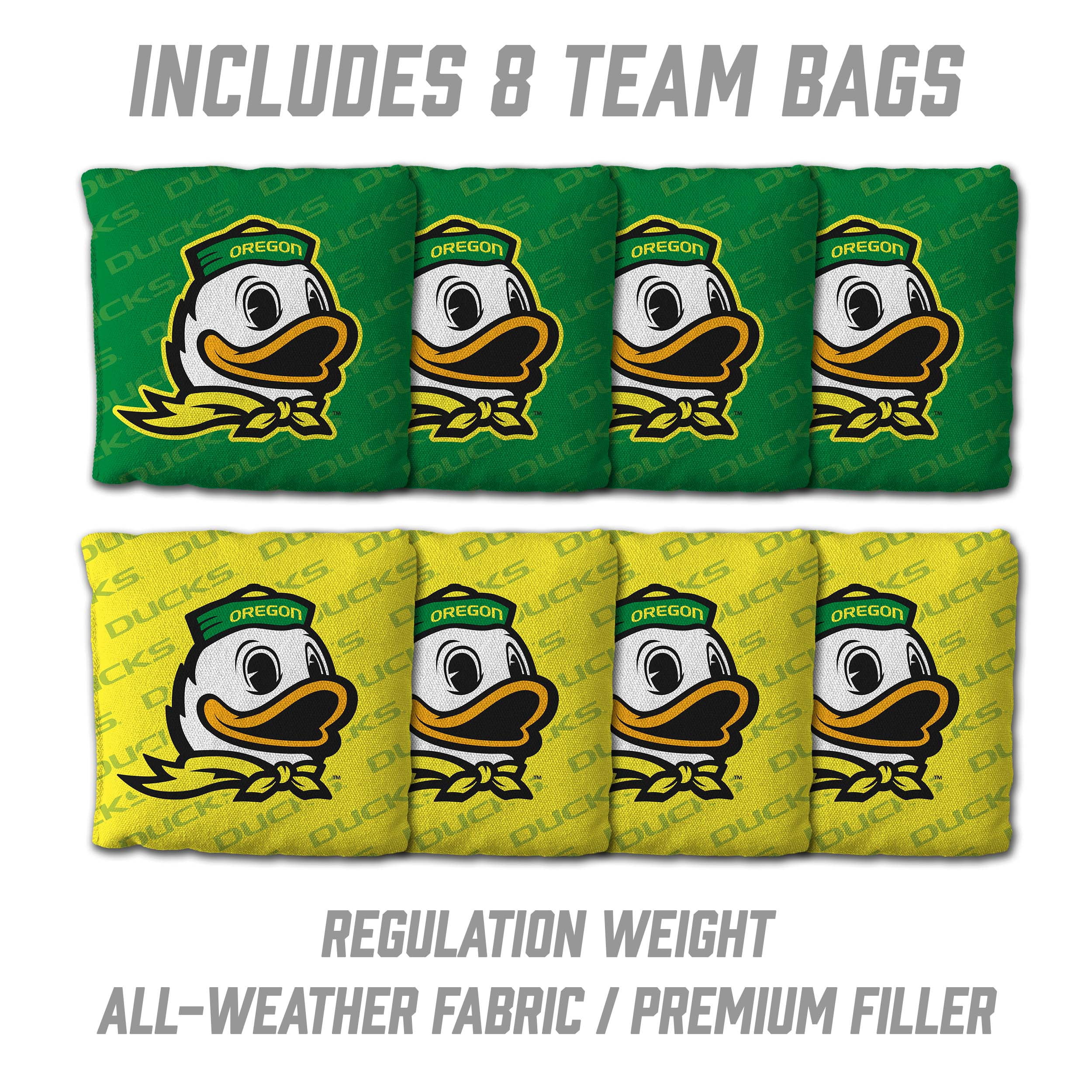 YouTheFan NCAA Oregon Ducks 2x4 Slogan Series Cornhole