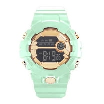 TIHLMK Watch for Youngster Fashion Waterproof Lcd Digital Stopwatch Date Rubber Sport Wrist Watch