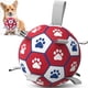 thumbnail image 1 of Pelota de fútbol para perros Diman, juguete interactivo para perros pequeños y medianos, 1 of 7