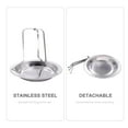 thumbnail image 3 of Chicken Roaster Rack Stainless Steel Vertical Roaster Chicken St and Holder with Drip Pan for Oven, 3 of 6