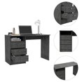 thumbnail image 5 of Andalucia 3 Drawer Computer Desk, One Shelf, 5 of 11