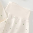 thumbnail image 6 of Ulanda Baby Wrap Top High Waist Pants Set Snap Crotch Long Sleeve Cute Print (Green, 18-24 Months), 6 of 7