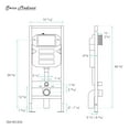 thumbnail image 7 of Fantome M 2x6 Concealed In-Wall Toilet Tank Carrier System, 7 of 7