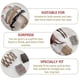 thumbnail image 3 of 5Pcs Creative Foldable Toothed Hairband Hair Comb Headband for Women Men, 3 of 3