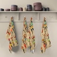 thumbnail image 2 of Retro African Women Tea Towels Set of 1 Ethnic Colorful Kitchen Dish Cloth with Hanging Loop, 18"x28"Lint-Free Absorbent Towel for Kitchen Drying Wiping and Cleaning, 2 of 7