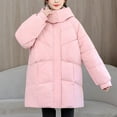 thumbnail image 2 of Sevevn Women's Oversize Quilted Jacket Long Sleeved Hooded Thickened And Fleece Casual Jacket With Pockets, 2 of 7