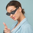 thumbnail image 4 of vintage Sunglasses for Women Classic 400 Trendy Sun Glasses , Negro Yinane Gafas de moda, 4 of 7
