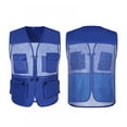 thumbnail image 6 of Men's Outdoor Fishing Vest Casual Work Mesh Vests Breathable Travel Photo Cargo Vest Jacket with Multi Pockets, 6 of 8