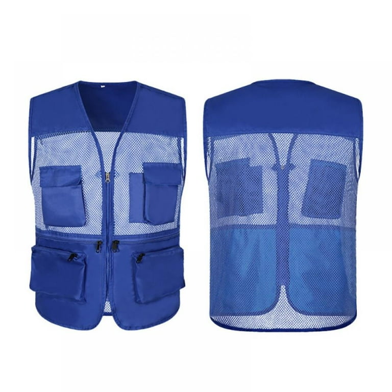 Fishing Photography Vest Summer Multi Pockets Mesh Jackets