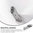 thumbnail image 4 of 10pcs Corner Brackets Trapezoid Angle Brackets Stainless Steel Corner Braces, 4 of 6