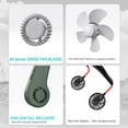 thumbnail image 6 of Portable Neck Fan. bladeless neck fan,for Indoor Outdoor Travelling,USB Rechargeable Personal Fan,Rechargeable, Headphone Design,3 Speeds Operated Adjustable,neck fans for women men, 6 of 8