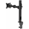 thumbnail image 3 of Basics Single Computer Monitor Stand with Cable Management, Height Adjustable VESA Desk Arm Mount, Fully Adjustable Tilt and Rotation, Steel, Black, Fits 13-30" Screens, 3 of 6