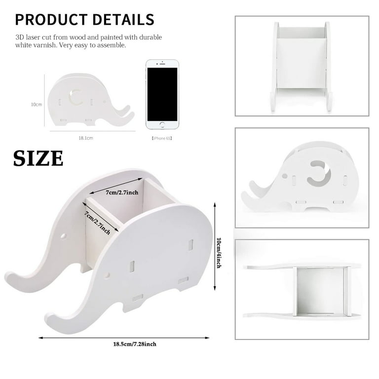 Elephant Pencil Holder With Phone Stand, Resin Carving Elephant Gifts For  Women, Multifunctional Pen Pot Office Desk Decoration Stationery Supplies O  - Yahoo Shopping