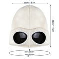 thumbnail image 2 of LEKODE Knitted Hats Knit Hat Summer Beanie for Men Camo Beanie Knitted Hat Summer Beanie Winter Hats for Women Wine One Size, 2 of 5