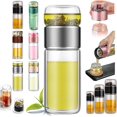 thumbnail image 1 of Infusifie Tea Infuser, Infusible Tea Maker, Tea Maker for Loose Leaf Tea, Light Portable Travel Tea Maker with Tea Filter, Portable Tea Water Separation Tea Cup (280ml,Silver), 1 of 1