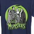 thumbnail image 3 of The Munsters - Munsters Family Drawing- Women's Short Sleeve Graphic Tee, 3 of 5