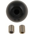 thumbnail image 1 of Help By Dorman Shifter Knob 76933 Automatic Transmission; Round Ball; Screw On; Black; Plastic/Metal; With One Shift Knob/2 Inserts, 1 of 2