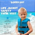 thumbnail image 5 of TRC Recreation Super Soft Child Life Jacket Vest, Medium, 2 Pack, Blue, 5 of 13