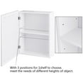 thumbnail image 6 of Gymax Bathroom Mirror Cabinet Wall Mounted Kitchen Medicine Storage Adjustable Shelf, 6 of 10
