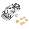 thumbnail image 4 of Farfi Household Stainless Steel Boiled Egg Slicer Section Cutter Kitchen Supplies (Silver), 4 of 13