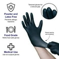 thumbnail image 3 of VGuard A16A31 Nitrile Gloves - 1 Box 100CT 5mil Small Black Disposable Gloves, 3 of 5