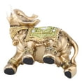 thumbnail image 3 of Lucky Feng Shui Green Elephant Statue Sculpture Wealth Figurine Gift Home Decoration（L）, 3 of 8