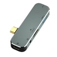 thumbnail image 1 of Tipo-c Hub USB Multi-ranura PD100W Dispositivos de conector de cable Computadora Teléfono celular Tableta Extensor de conexión compatible con Estaciones de acoplamiento para portátiles Tipo 5, 1 of 6