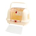 thumbnail image 1 of Pet portador de ventilación ligera Kennel para perros gatito interior al aire libre Beige, 1 of 8