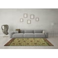 thumbnail image 3 of Ahgly Company Indoor Square Oriental Brown Modern Area Rugs, 3' Square, 3 of 4